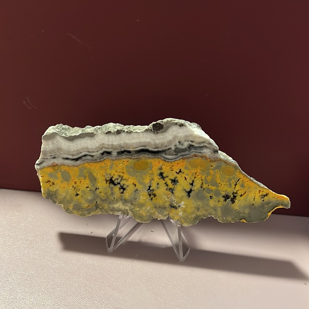 ๐ซ๐ซ๐ซ SOLD. Bumblebee jasper slab - Picture 2 of 3
